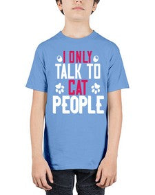 i only talk to cat people Style 58# - cats - Youth Tee Unisex