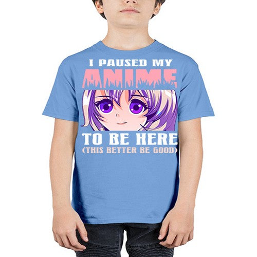 i paused my anime to be here236# - anime - Youth Tee Unisex
