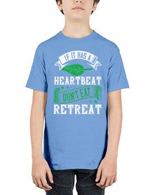 if it has a heartbeat 1180# - vegan - Youth Tee Unisex
