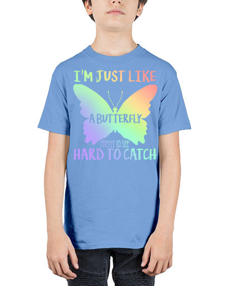 im just like a butterfly pretty to see - butterfly - Youth Tee Unisex