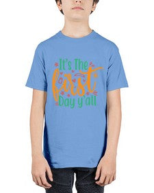 its the first day yall 395# - last day of school - Youth Tee Unisex