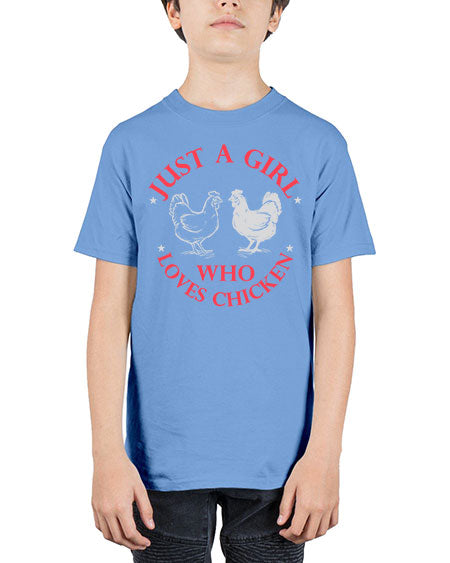 just a girl who loves chicken Style 3# - chicken - Youth Tee Unisex