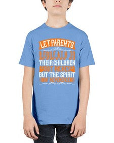 let parents bequeath to their children not riches but the spirit of reverence 369# - parents day - Youth Tee Unisex