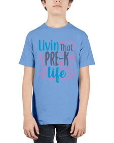 livin that pre k life 498# - prek headstart - Youth Tee Unisex