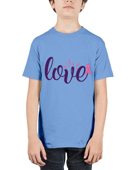 love Style 7# - breast cancer - Youth Tee Unisex