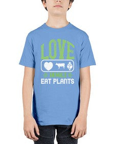 love animals eat plants 321# - vegan - Youth Tee Unisex
