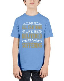 may all that have life be delivered from suffering 330# - vegan - Youth Tee Unisex