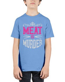 meat is murder 334# - vegan - Youth Tee Unisex