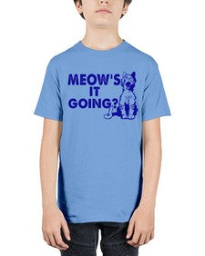 meows its going - cats - Youth Tee Unisex