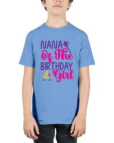 nana of the birthday girl 328# - unicorn - Youth Tee Unisex