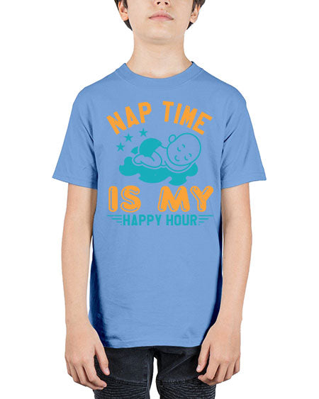 nap time is my happy hour Style 160# - baby shower - Youth Tee Unisex