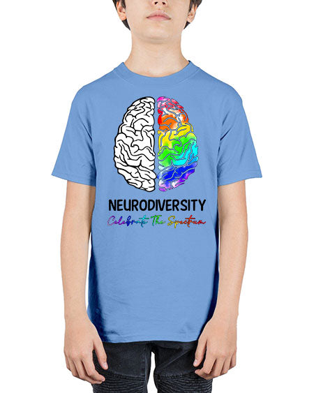 neurodiversity celebrate the specturm - autism - Youth Tee Unisex