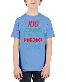 one hundred days of making school cool 569# - one hundred days - Youth Tee Unisex