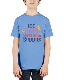 one hundred days with my best buddies 586# - one hundred days - Youth Tee Unisex