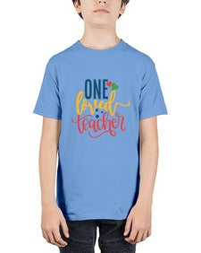 one loved teacher Style 323# - teacher - Youth Tee Unisex