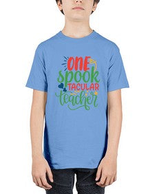 one spook tacular teacher Style 329# - teacher - Youth Tee Unisex
