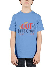 peace out fifth grade 620# - fifth grade - Youth Tee Unisex