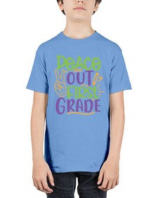 peace out first grade 624# - first grade - Youth Tee Unisex