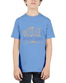 peace out fourth grade 629# - fourth grade - Youth Tee Unisex