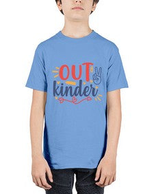 peace out kinder 631# - kindergarten - Youth Tee Unisex