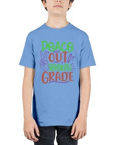 peace out seventh grade 644# - seventh grade - Youth Tee Unisex