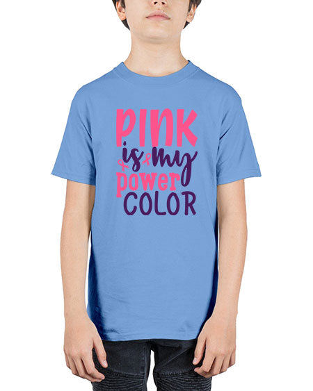 pink is my power color Style 5# - breast cancer - Youth Tee Unisex