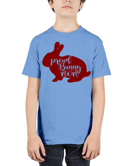 proud bunny mom - rabbit - Youth Tee Unisex
