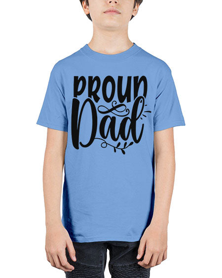 proud dad Style 37# - autism - Youth Tee Unisex