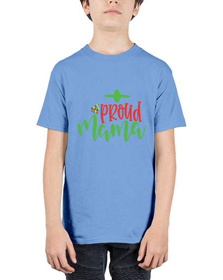 proud mama Style 38# - autism - Youth Tee Unisex