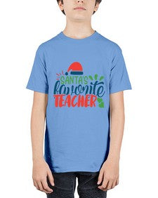 santas favorite teacher Style 350# - teacher - Youth Tee Unisex