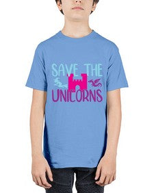 save the unicorns 390# - unicorn - Youth Tee Unisex