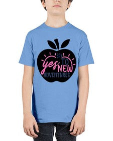 say yes to new adventures Style 75# - motivation - Youth Tee Unisex