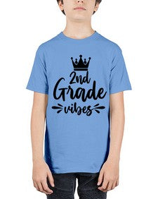 second Grade vibes 838# - second grade - Youth Tee Unisex