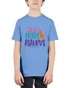 second grade asaurus 808# - second grade - Youth Tee Unisex