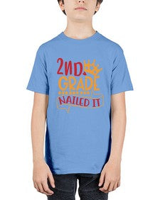 second grade nailed it 827# - second grade - Youth Tee Unisex