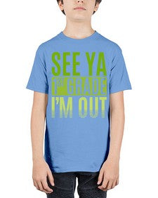 see ya first grade im out 841# - first grade - Youth Tee Unisex