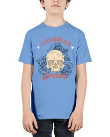 skullrose 1070# - skull and bones - Youth Tee Unisex