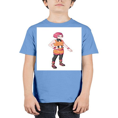 street girl wear orange outfit16# - anime - Youth Tee Unisex