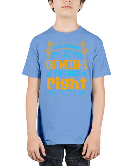 the good Pi outweighhs the bad right 47# - pi - Youth Tee Unisex