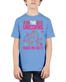 the unicorns made me do it 434# - unicorn - Youth Tee Unisex