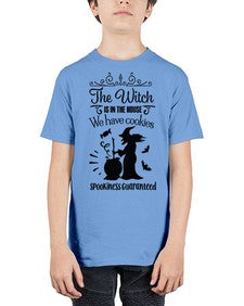 the witch is in the house sign 20# - witch - Youth Tee Unisex