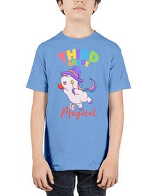 third Grade is Magical Unicorn 962# - third grade - Youth Tee Unisex