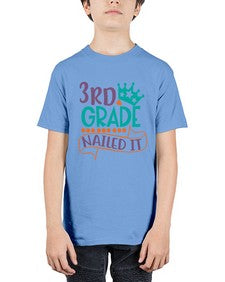 third grade nailed it 970# - third grade - Youth Tee Unisex