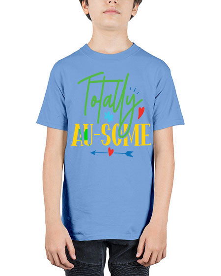 totally ausome Style 1# - autism - Youth Tee Unisex