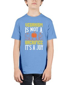veganism is not a sacrificeits a joy 454# - vegan - Youth Tee Unisex