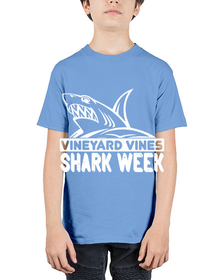 vineyard vines Shark Week Style 8# - shark-fish - Youth Tee Unisex