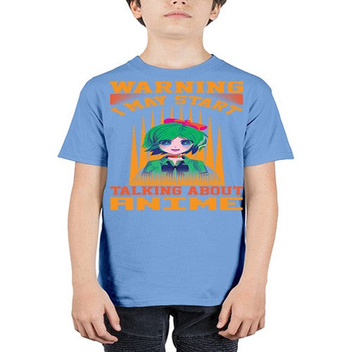 warning i may start talking about anime286# - anime - Youth Tee Unisex