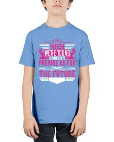 when were young parents prepare us for the future 674# - parents day - Youth Tee Unisex