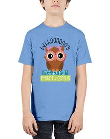 whooos ready for fourth grade girl 1004# - fourth grade - Youth Tee Unisex