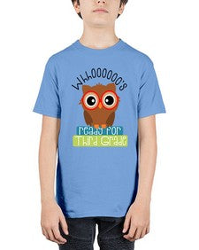 whooos ready for third grade 1009# - third grade - Youth Tee Unisex